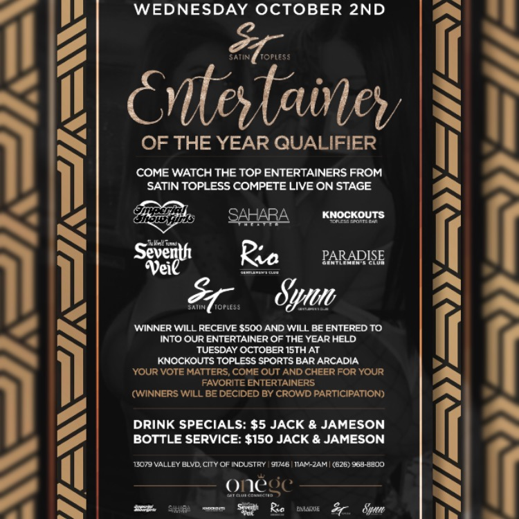 ENTERTAINER OF THE YEAR QUALIFIER 